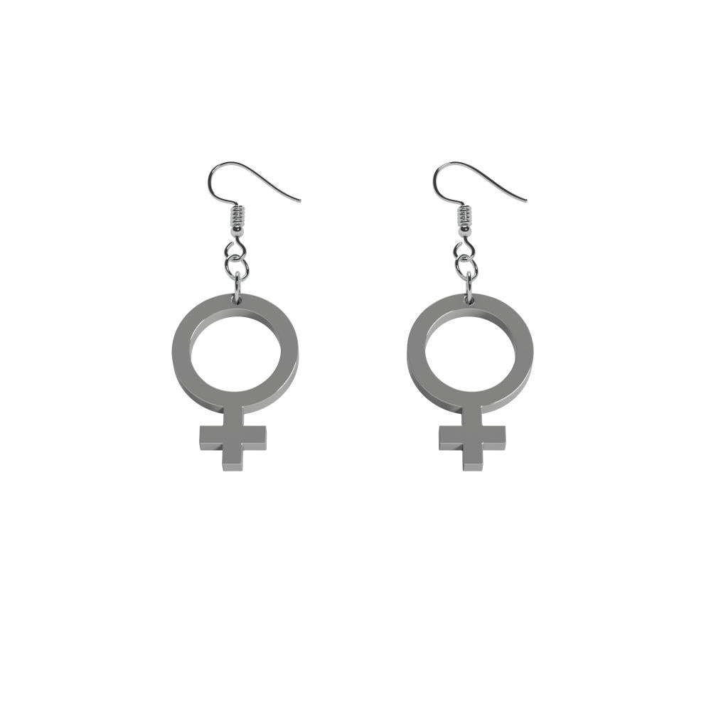 Örhängen Hon mini (kvinnosymbol)