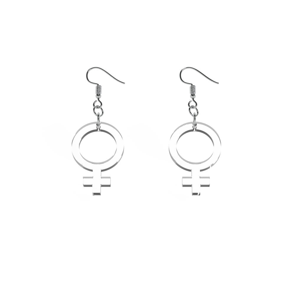 Örhängen Hon mini (kvinnosymbol)