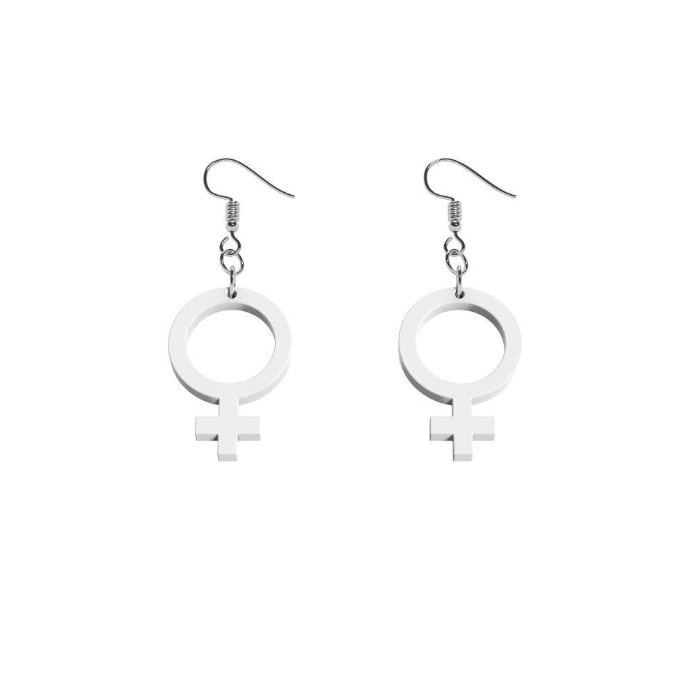 Örhängen Hon mini (kvinnosymbol)