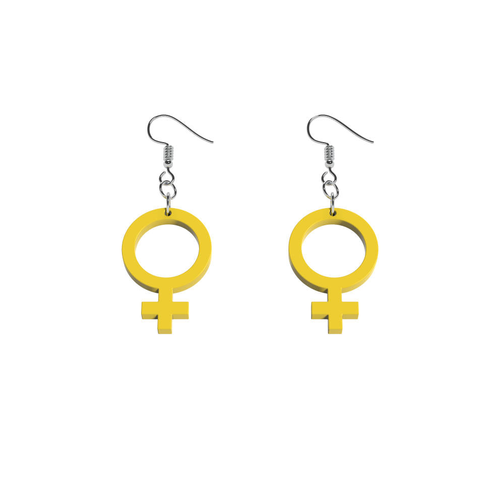 Örhängen Hon mini (kvinnosymbol)