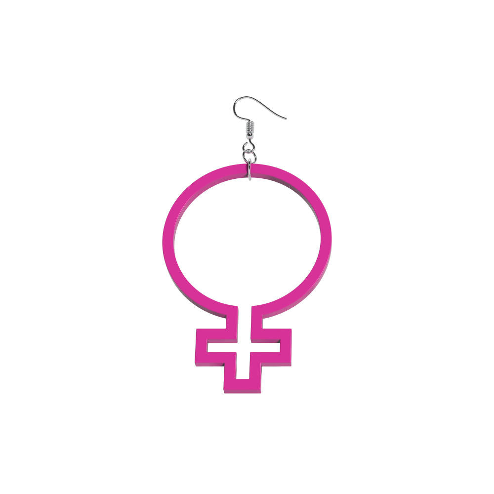 Pendientes contorno Hon (símbolo de Venus)