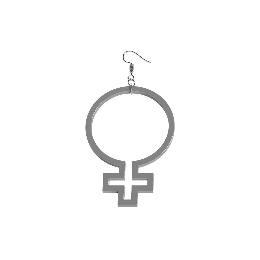 Pendientes contorno Hon (símbolo de Venus)