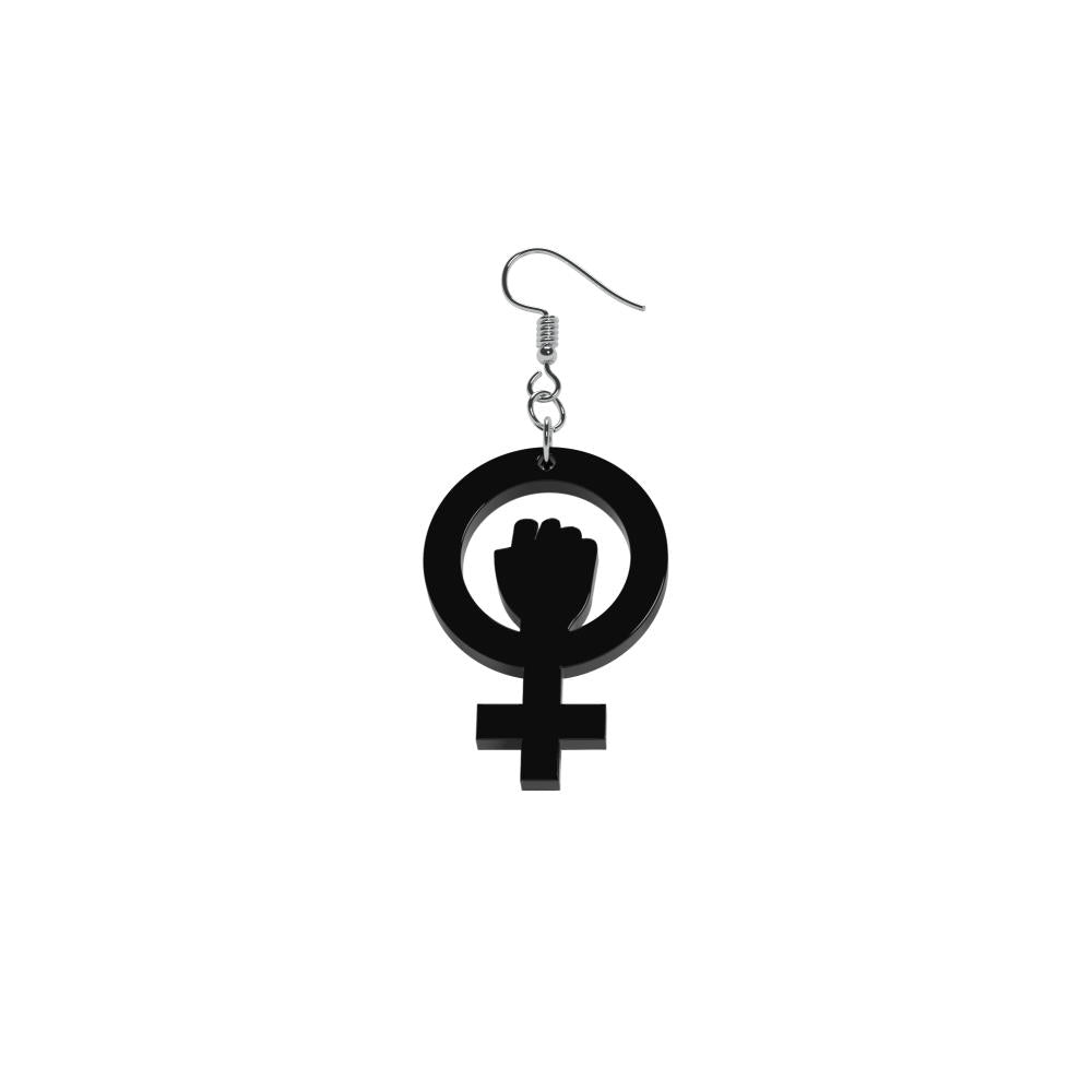 Earrings She Power Small (Woman Symbol)