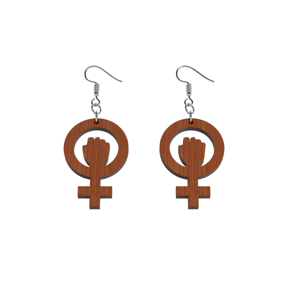 Örhängen Hon Kamp Small (kvinnosymbol)