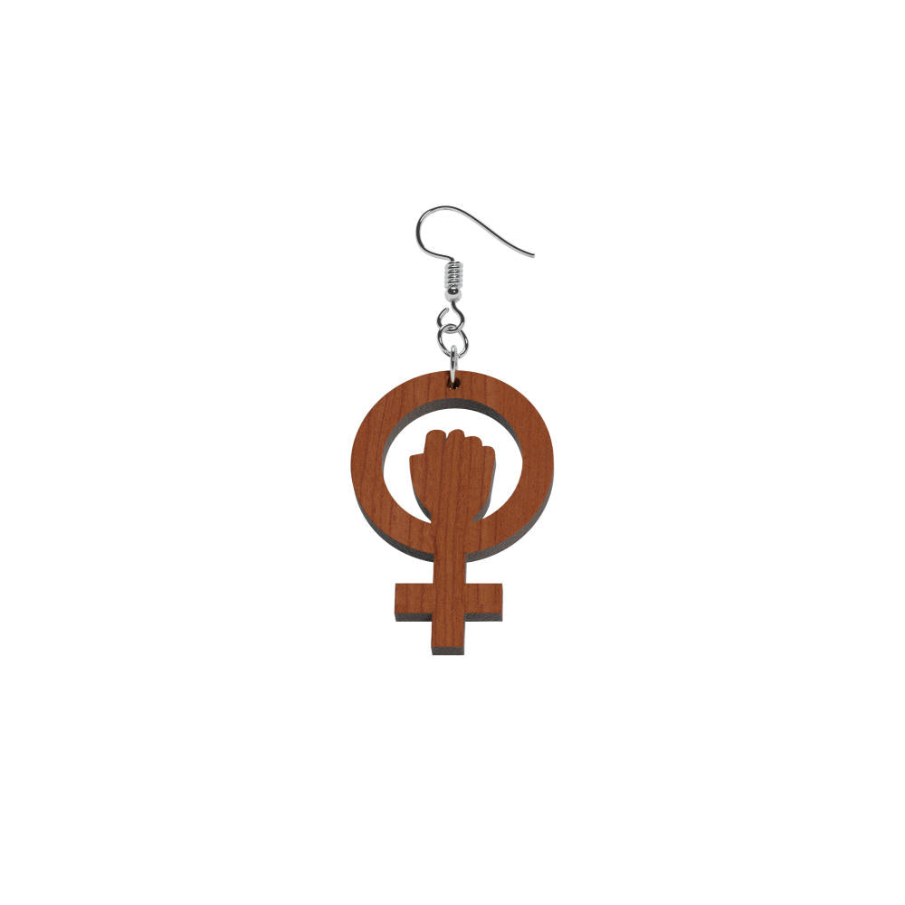 Earrings She Power Small (Woman Symbol)