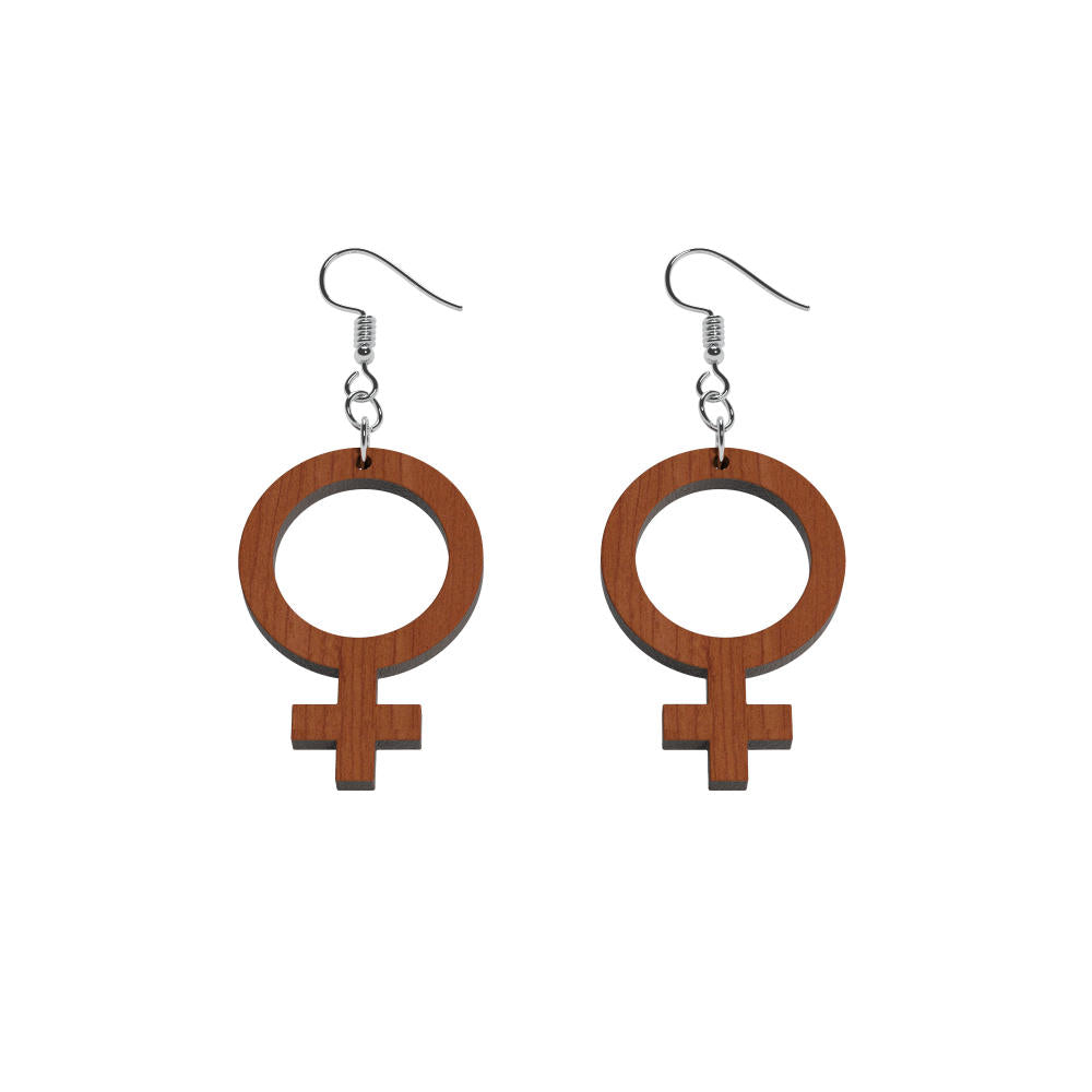 Pendientes Ella Pequeño (símbolo de Venus)