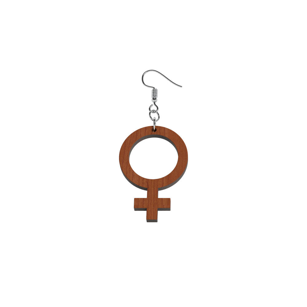 Pendientes Ella Pequeño (símbolo de Venus)