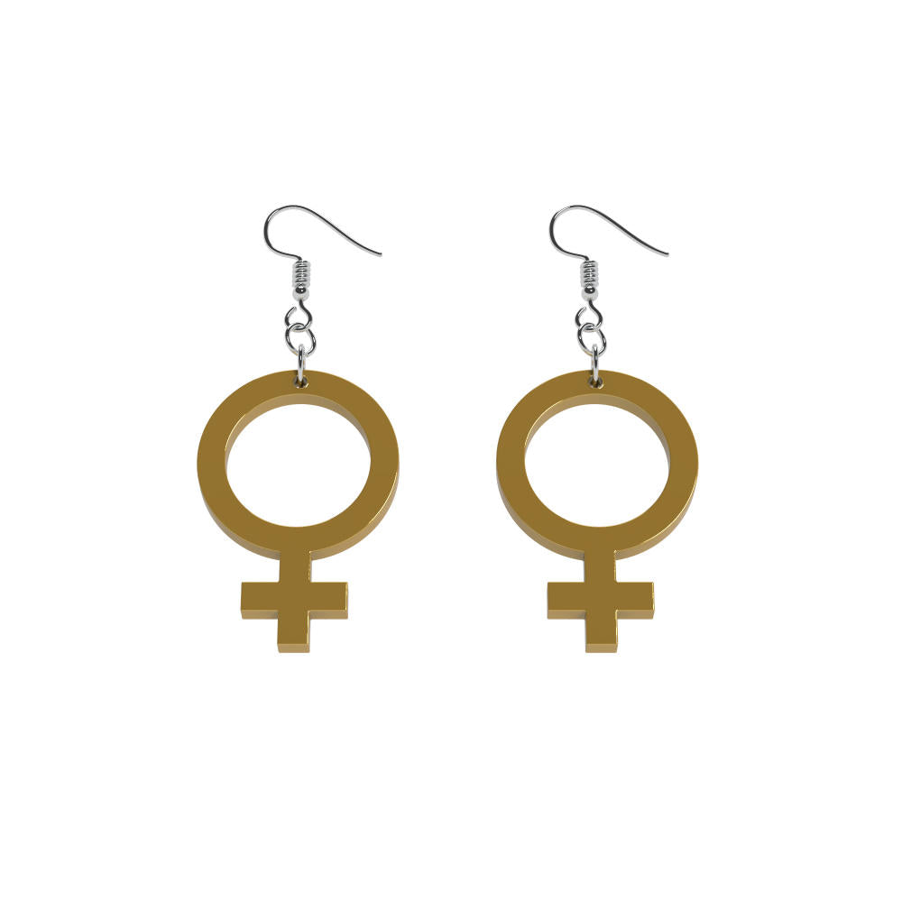 Pendientes Ella Pequeño (símbolo de Venus)