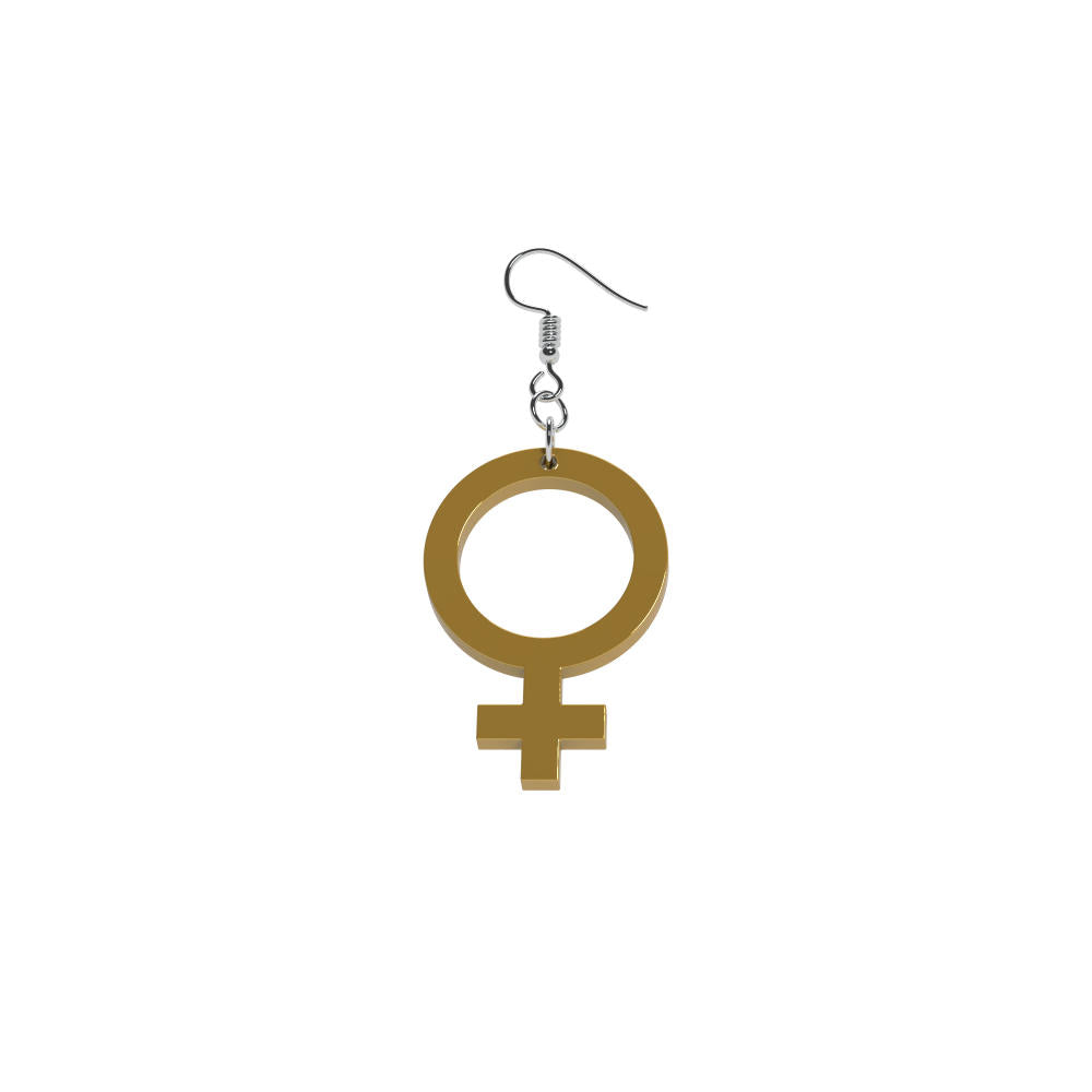 Pendientes Ella Pequeño (símbolo de Venus)