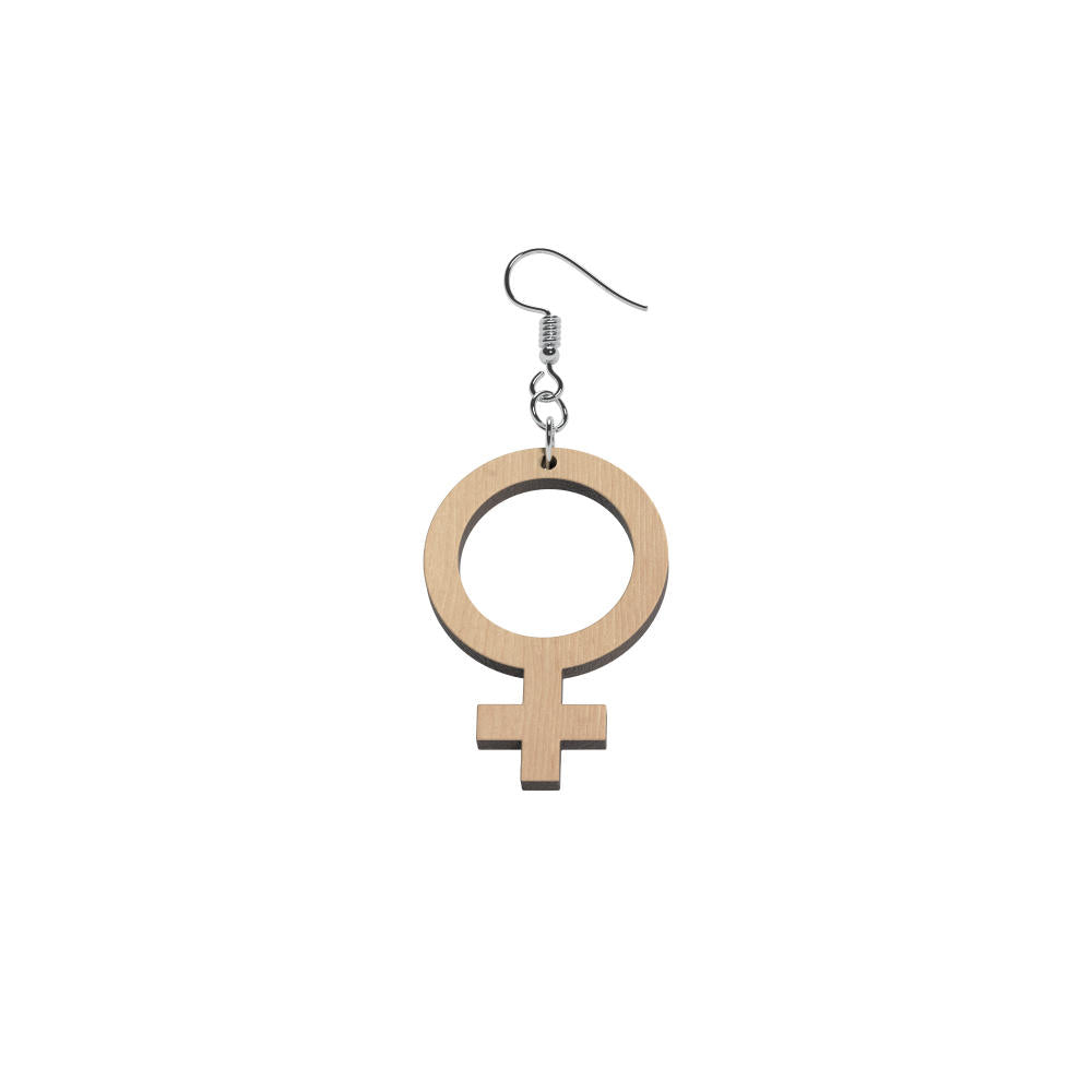 Pendientes Ella Pequeño (símbolo de Venus)