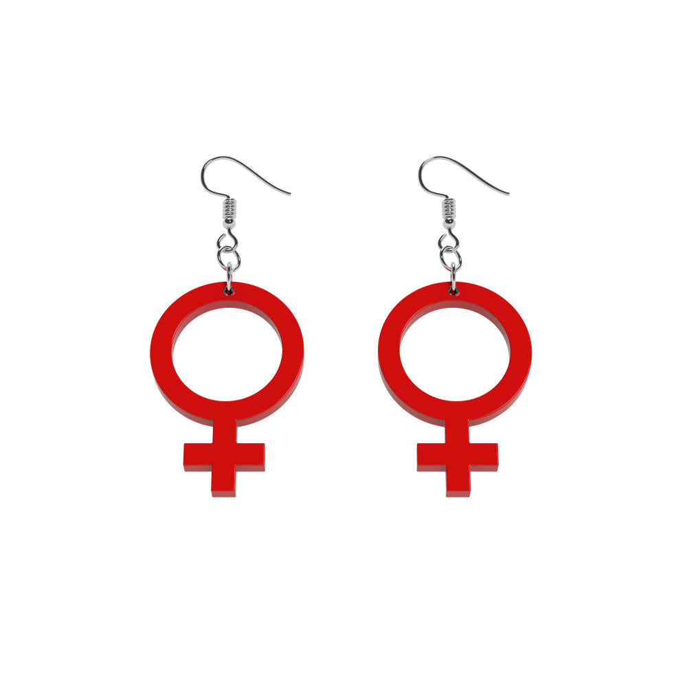 Earrings She Small (Woman Symbol)