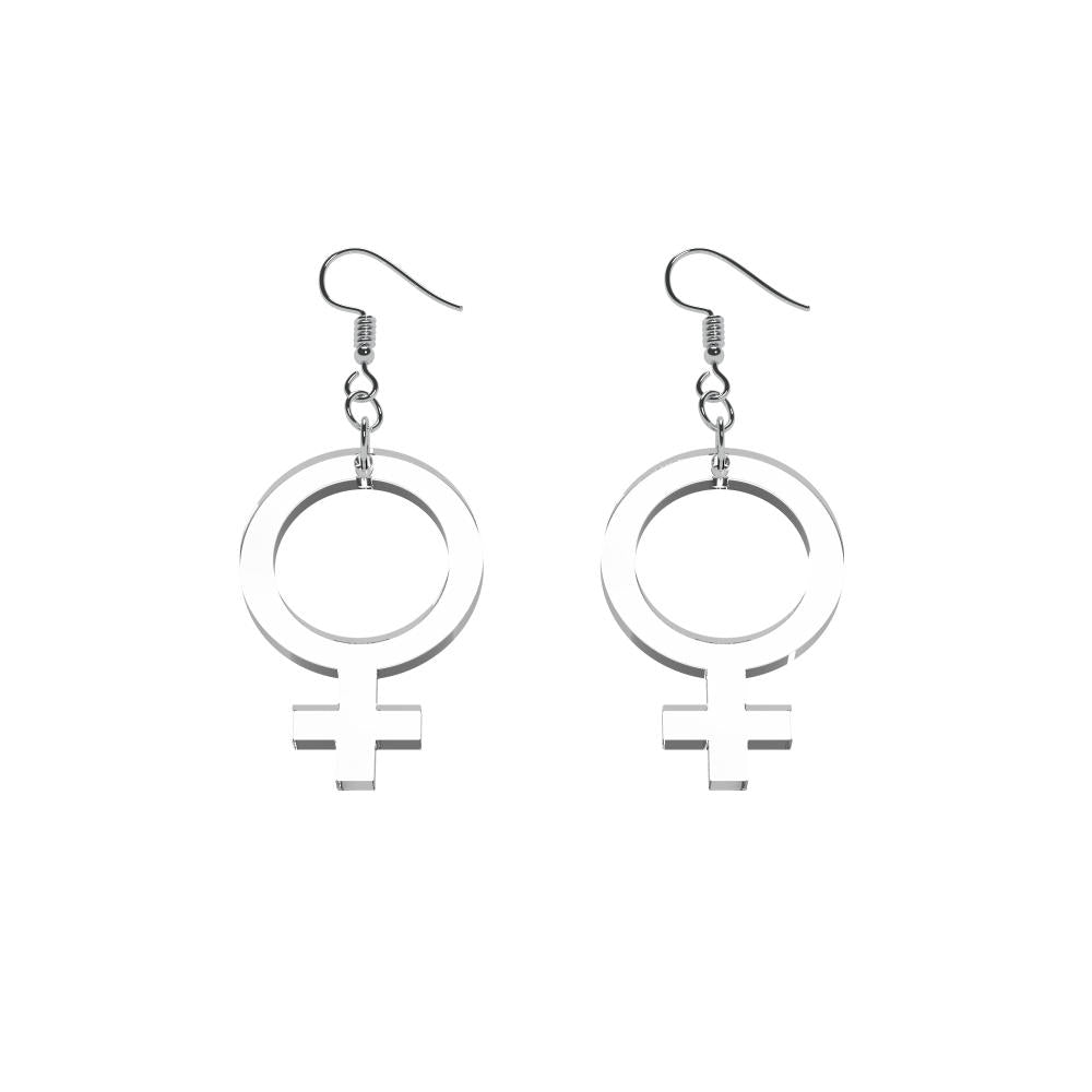 Pendientes Ella Pequeño (símbolo de Venus)