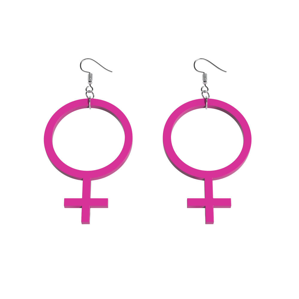 Earrings She thin (Woman Symbol)