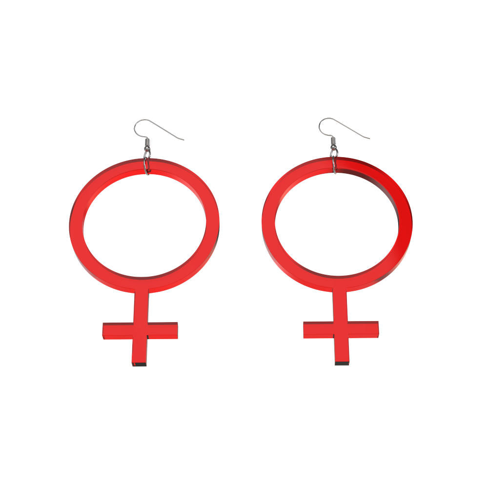 Earrings She thin (Woman Symbol)