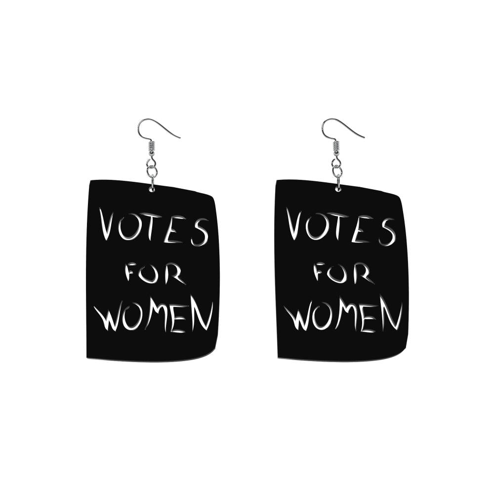 Earrings Suffragette