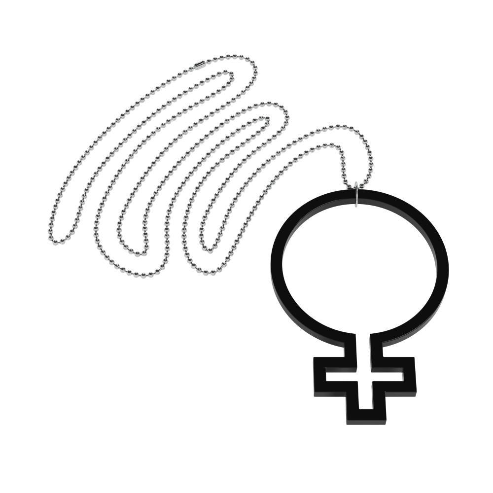 Collar Ella contorno  (símbolo de Venus)