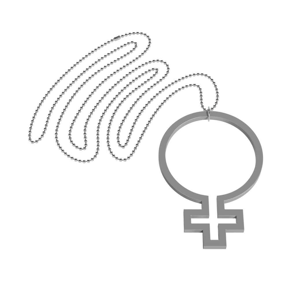 Collar Ella contorno  (símbolo de Venus)