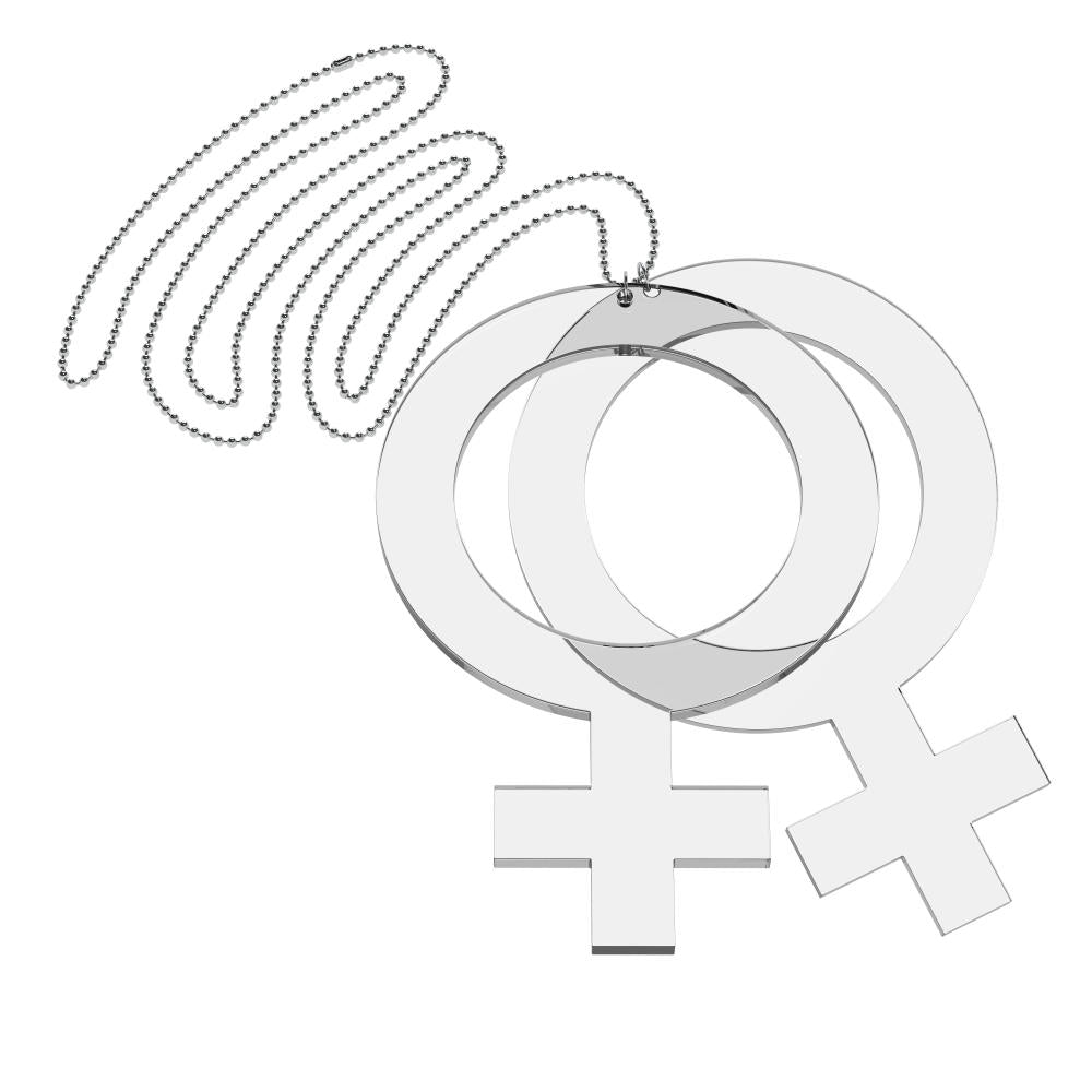 Collar Ella-Ella Grande (símbolos de Venus)