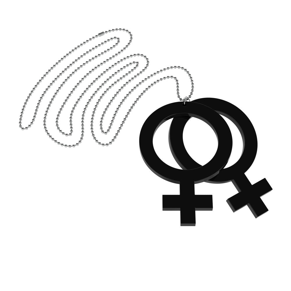 Collar Ella-Ella Pequeño (símbolos de Venus)