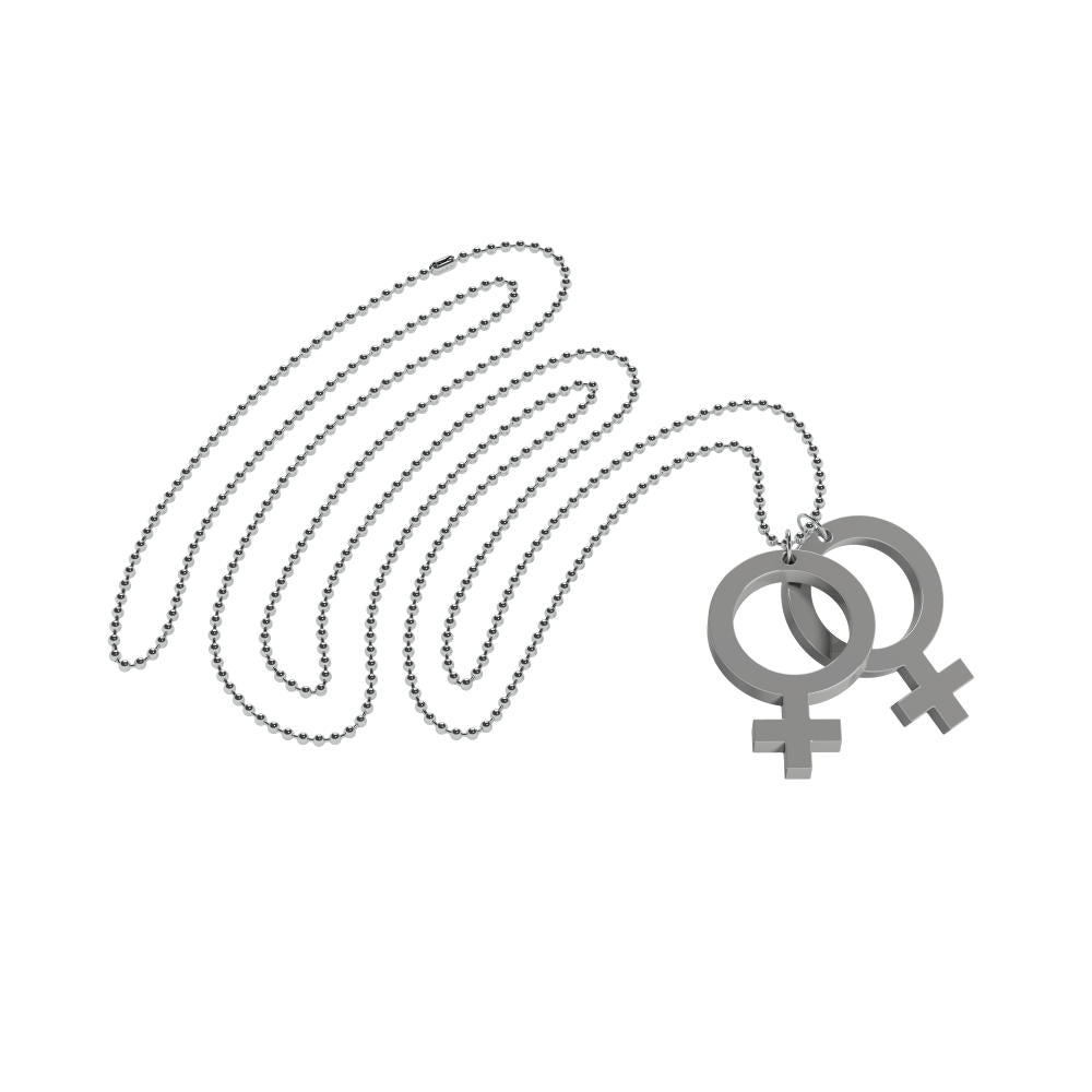 Necklaces She-She mini (Woman Symbol)