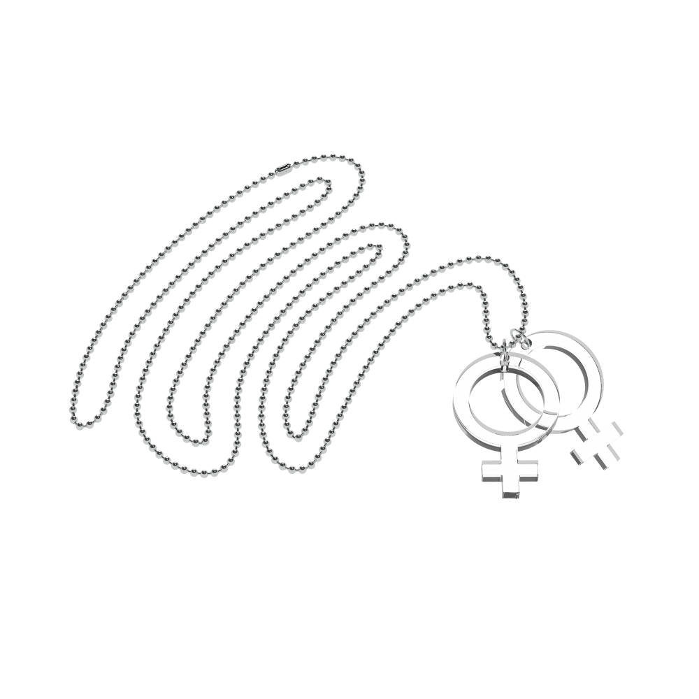 Collar Ella-Ella mini (símbolo de Venus)