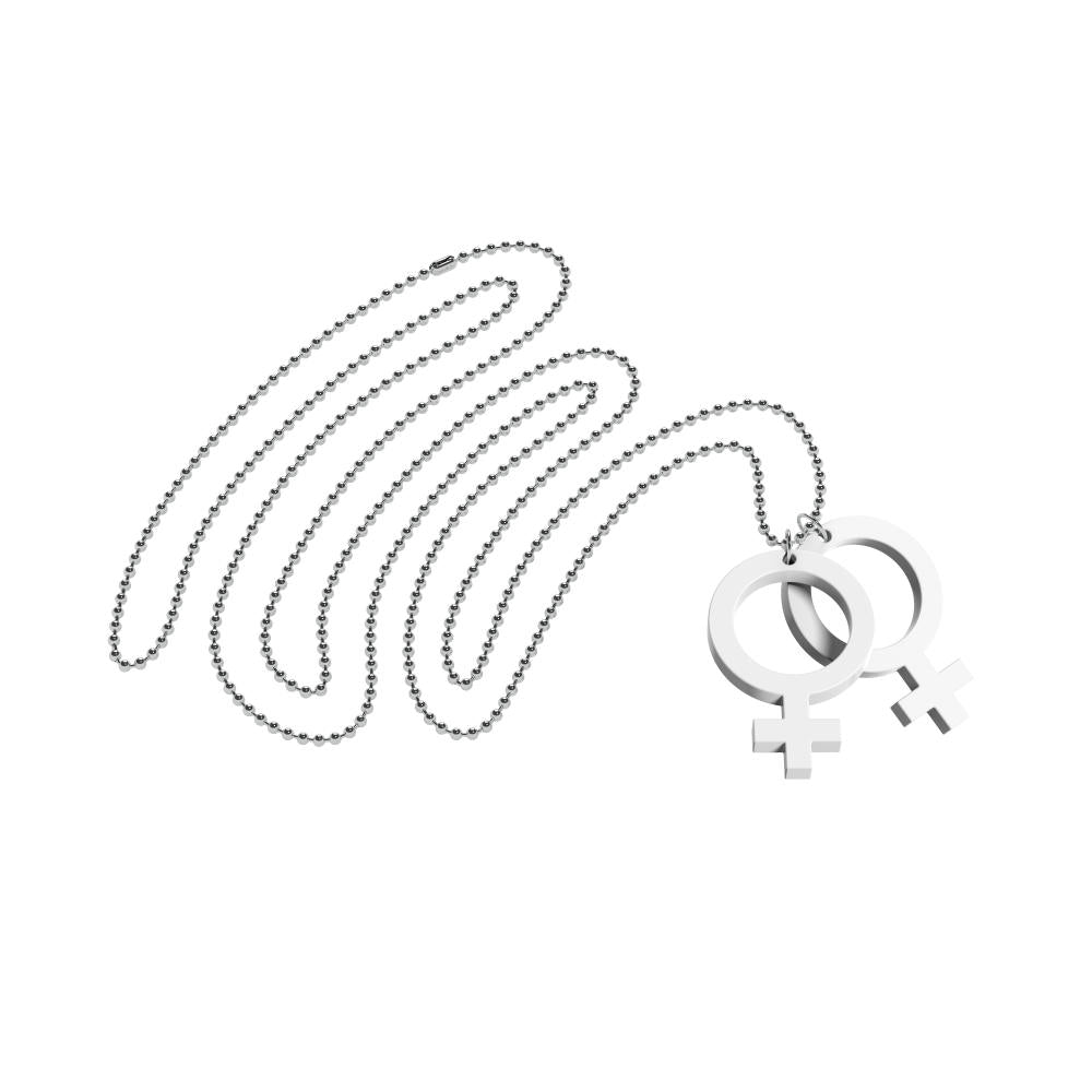 Collar Ella-Ella mini (símbolo de Venus)