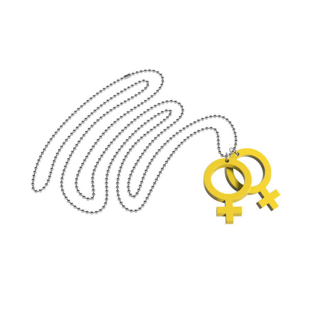 Collar Ella-Ella mini (símbolo de Venus)