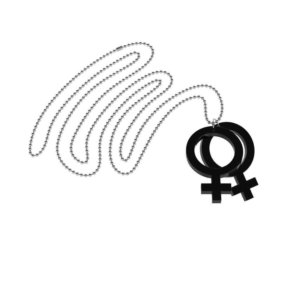 Collar Ella-Ella Pequeño (símbolos de Venus)