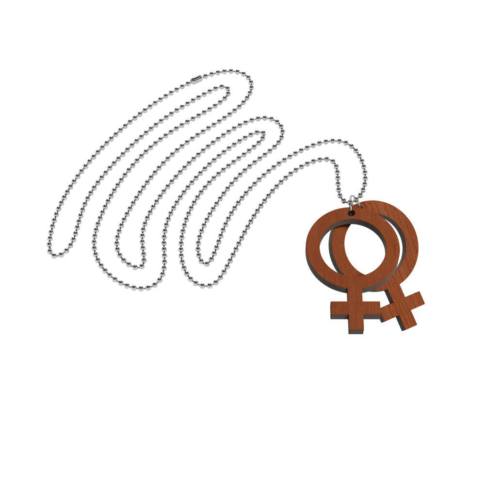 Collar Ella-Ella Pequeño (símbolos de Venus)