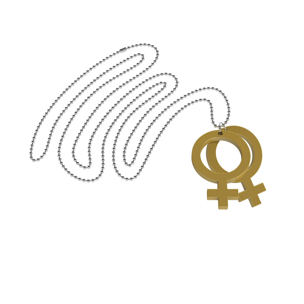 Collar Ella-Ella Pequeño (símbolos de Venus)