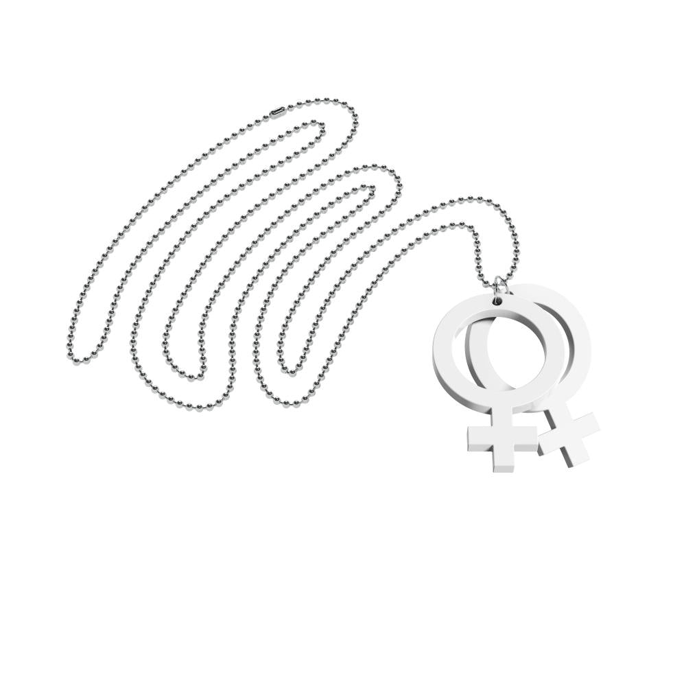 Collar Ella-Ella Pequeño (símbolos de Venus)