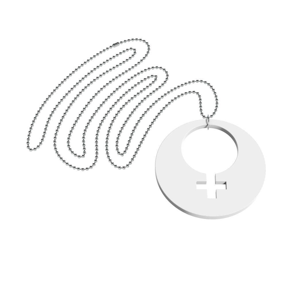 Necklaces Supporters Large (Woman Symbol)