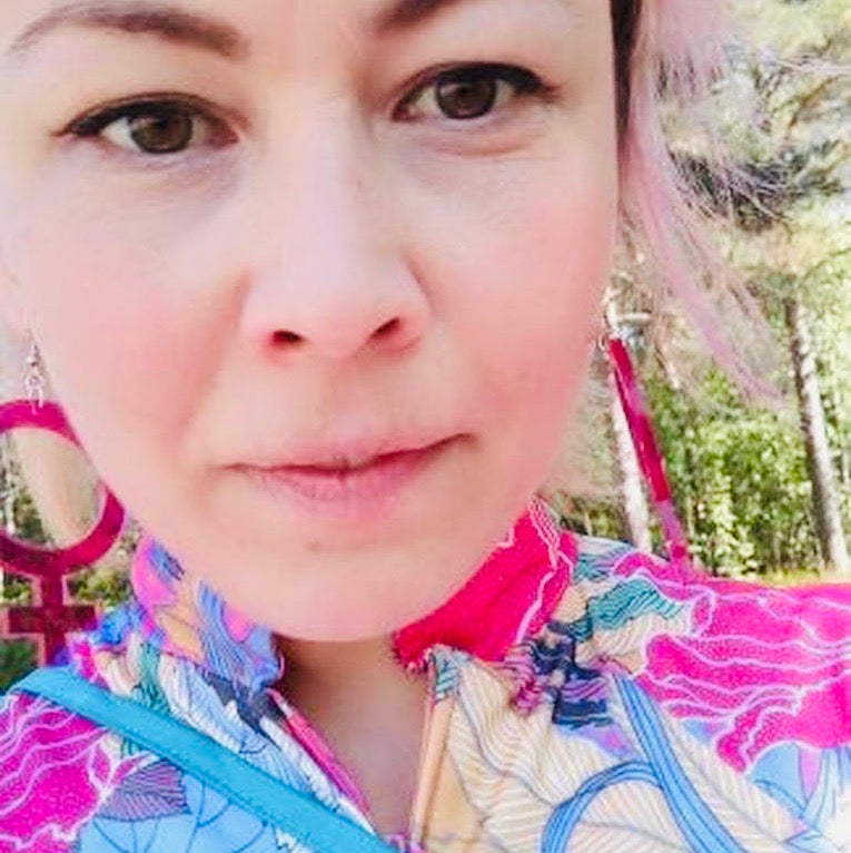 Pendientes Ella (símbolo de Venus)