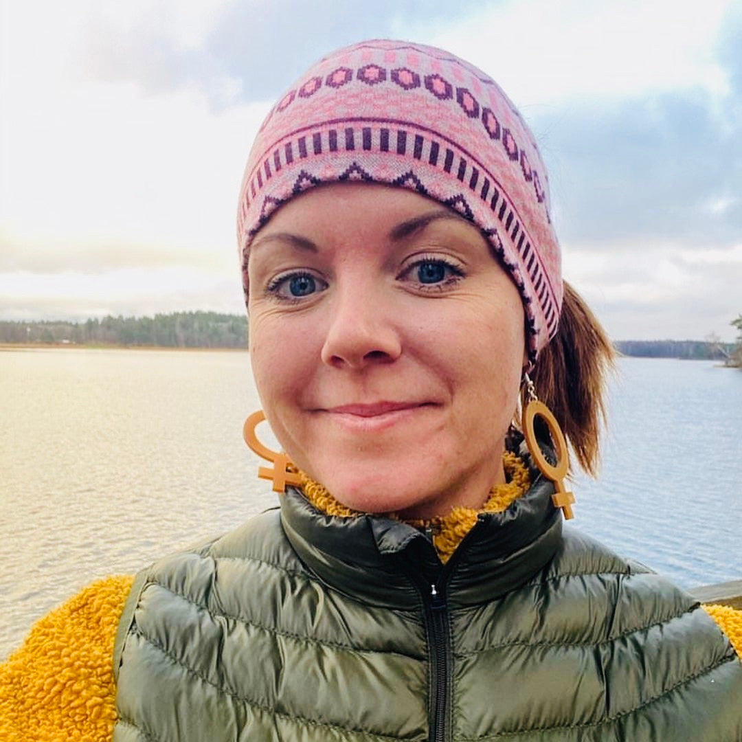 Pendientes Ella (símbolo de Venus)