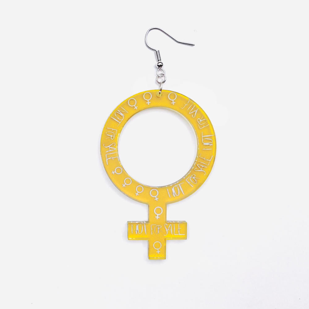 Pendientes Ella (símbolo de Venus)