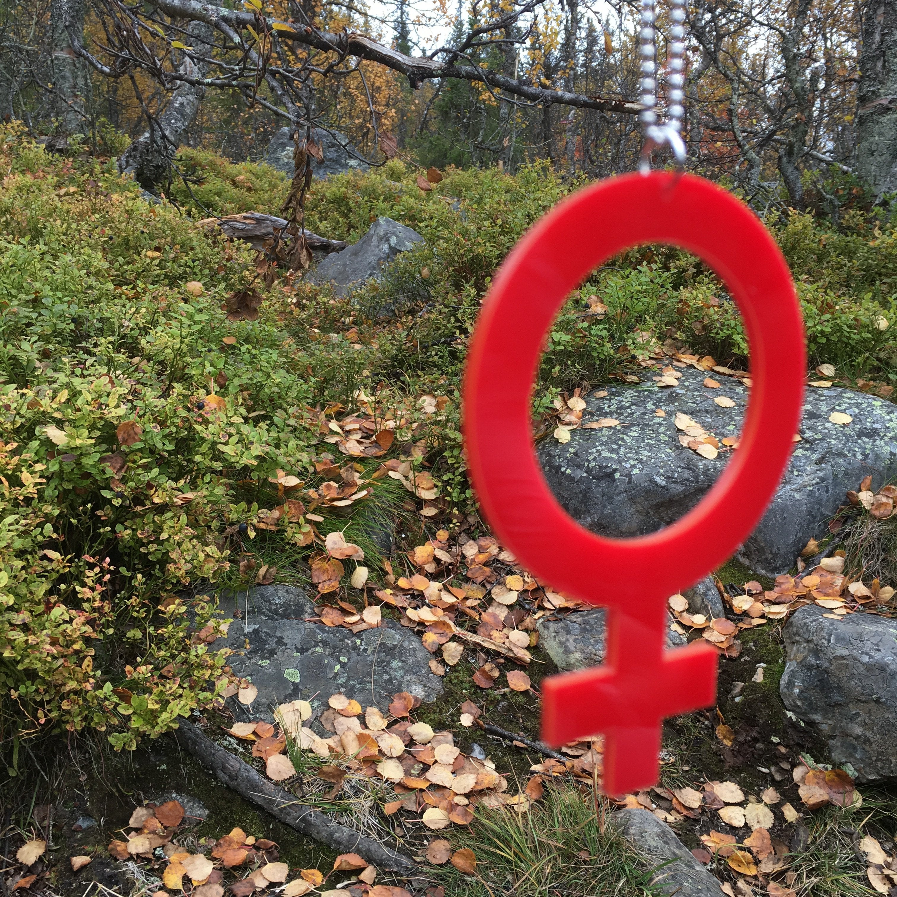 Halsband Hon Stor (kvinnosymbol)