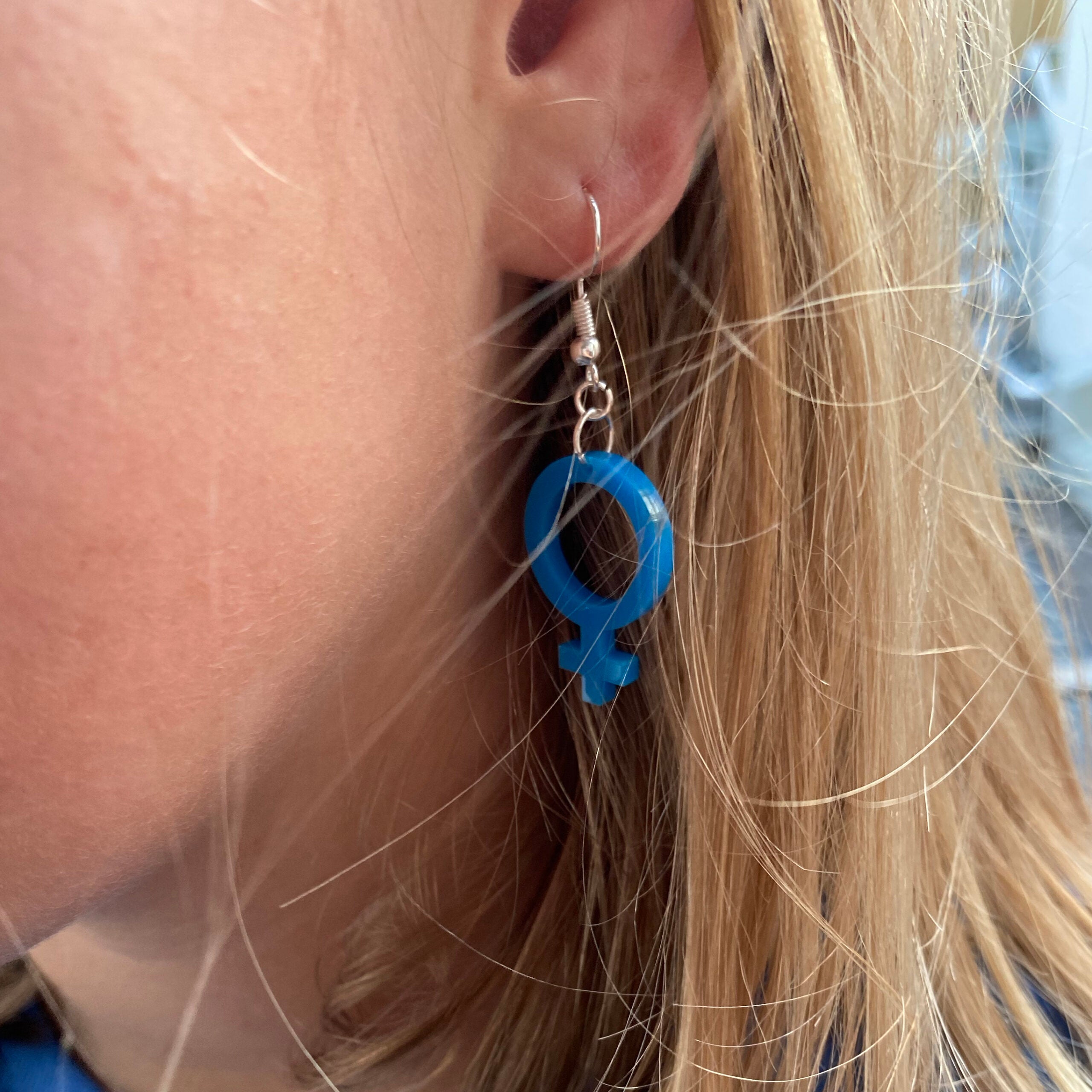 Örhängen Hon mini (kvinnosymbol)