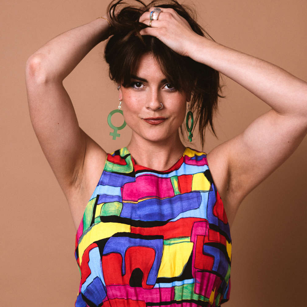 Pendientes Ella (símbolo de Venus)