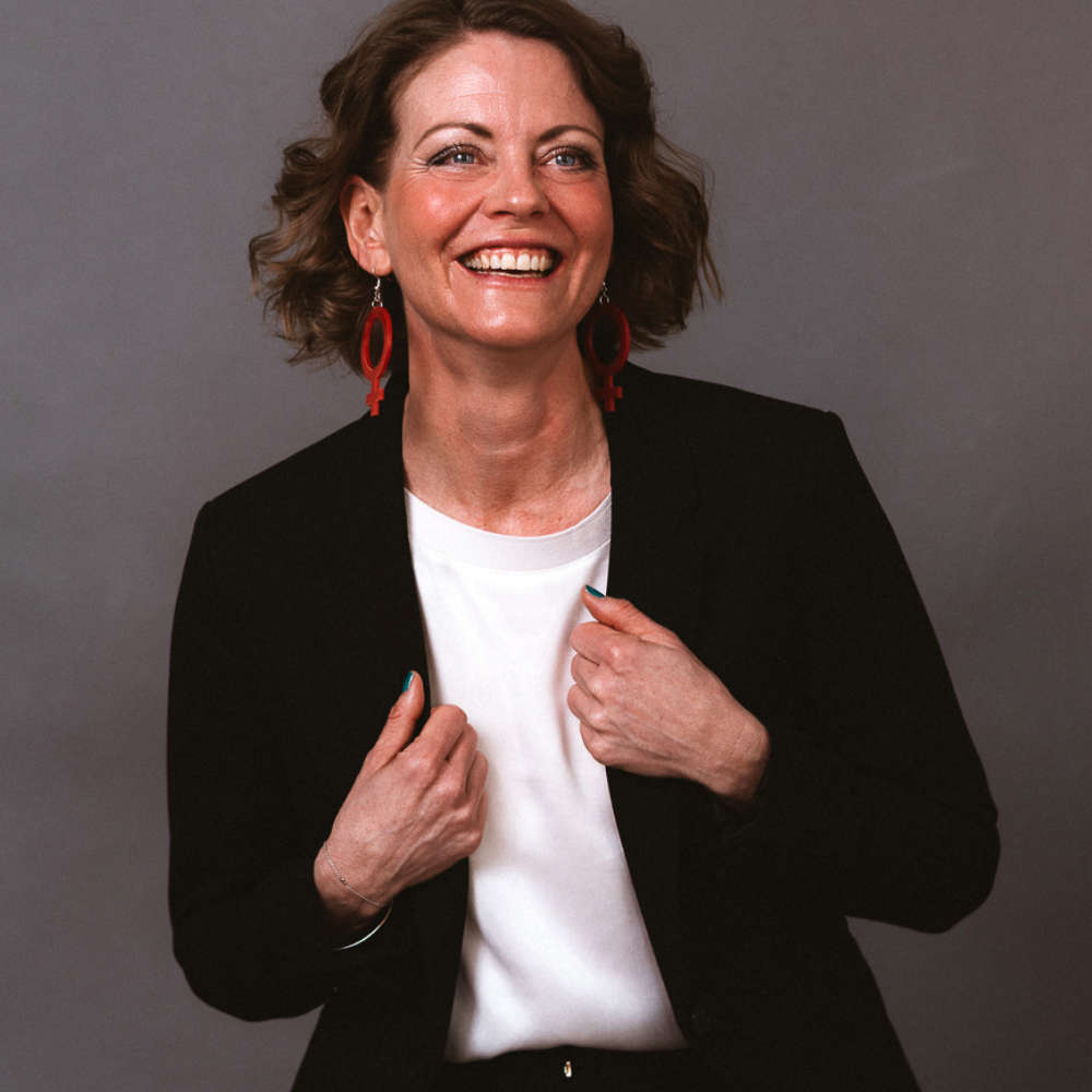 Pendientes Ella (símbolo de Venus)