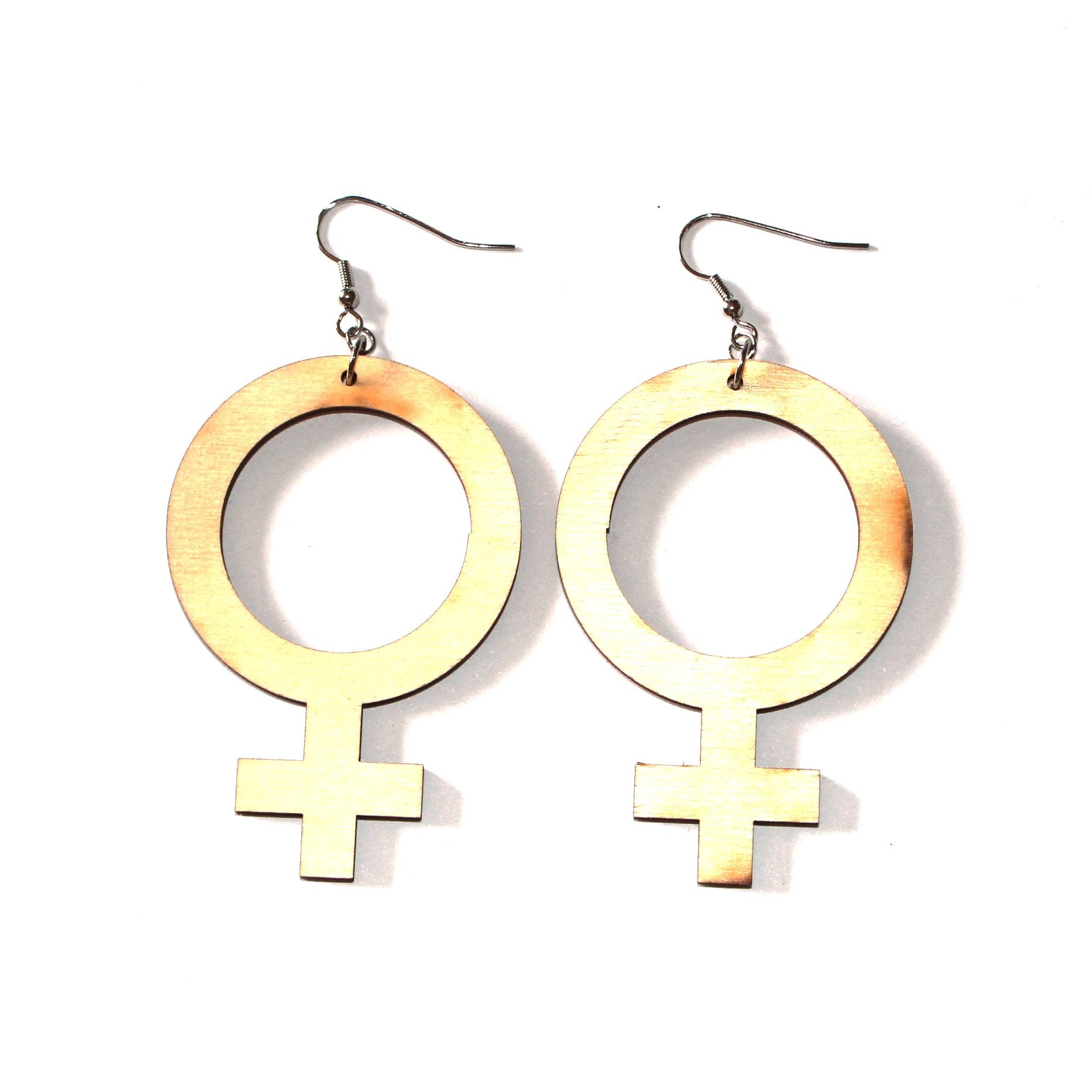Pendientes Ella (símbolo de Venus)